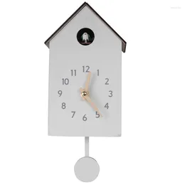 Wall Clocks LBER Modern Cuckoo Bird Design Quartz Hanging Clock Timer For Home Office Decoration