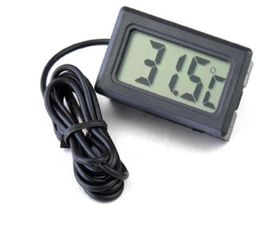 Professinal Mini Digital LCD Probe Aquarium Fridge zer Thermometer Thermograph Temperature Meter for Refrigerator 50 110 Deg4483379