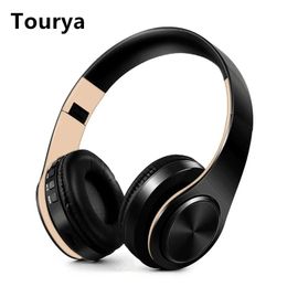 Headphones Tourya B7 Wireless Headphones Bluetooth Headphone Earphone Portable Headset Earphones With Mic For PC mobile phone Xiaomi TV MP3