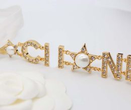 2024 Luxury quality charm pendant necklace with diamond and words design nature shell beads in 18k gold plated PS3782A