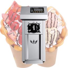 Commercial High Output stainless steel soft ice cream machine 110V/220V ice cream making machine desktop for sale