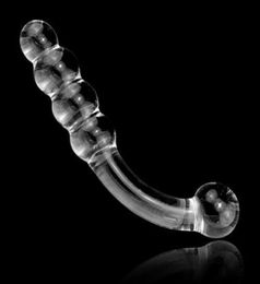 Glass Crystal Dildo Anal Beads Butt Plug G Spot Stimulation Masturbation Sex Toy T701301g7756978