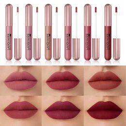 Sets Hot Sale 6 Colours Lips Makeup Lipstick Lip Gloss Long Lasting Moisture Cosmetic Lipstick Red Lip Matte Lipstick Waterproof