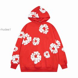 The 24ss Designer tear Hoodie denim Cotton Wreath Sweatshirt Street Casual Oversized Hoodies Spring Autumn Design Hoody Hip Hop Sweatshirts Eu S--XL 29 AO5Y 4AM3