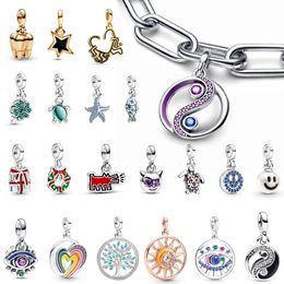 2024 Hot Sale New Charm Heart Styling Double Link Fit Original Me Bracelet For Women DIY Jewellery Fashion Birthday Gift Making