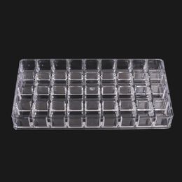 Sets 36 Grid Acrylic Tattoo Ink Holder Stand Permanent Tattooing Pigment Liquid Storage Lipstick Case Container Makeup Supplies