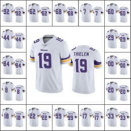 Minnesotavikingsmen 18 Justin Jefferson 8 Kirk Cousins 19 Adam Thielen 22 Smith Custom Women Youth Limited Football Jersey