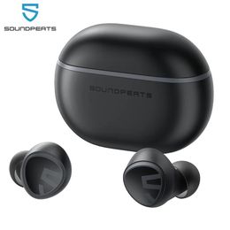 Earphones SoundPEATS Mini Wireless Earbuds Bluetooth 5.2 Headphones inEar Stereo Earphones with Speech AI Noise Cancellation for Calls