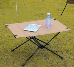 Camp Furniture Ultralight Outdoor Folding Camping Table Aluminium Roll Alloy Travel Bbq Lightweight Portable Picnic Hiking Fishing3103764