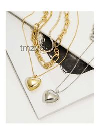 Necklace New Fashion 18k Designer Love Multi Layered Diamond Collar Chain Personalised Temperament Pendant Gifts BNQR