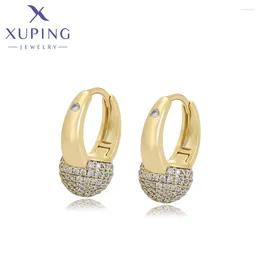 Hoop Earrings Xuping Jewelry Design Fashion Charm Women Huggies With Light Gold Color Gift X000464624