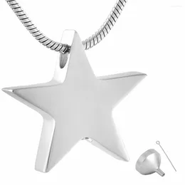 Pendant Necklaces Cremation Jewelry For Ashes Star Urn Necklace Ash Holder Keepsake Loved One