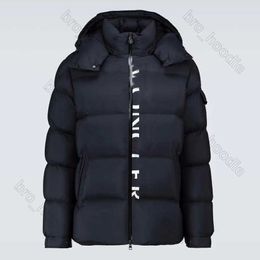 Monclair Men Designer Luxury Classic Winter Puffer Jacket Men Jackets Women Down Fashion Cap Pattern Print Coats Outdoor Warm Casual Coat Parkas UKII