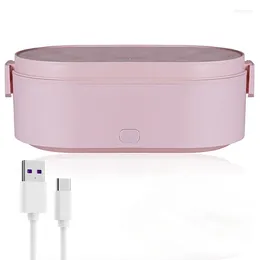 Dinnerware Portable USB Electric Heating Lunch Box Car Truck Office School Student Kids 24V 12V 5V Mini Rice Warmer Container Heater