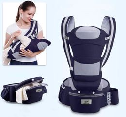 048M Ergonomic Baby Carrier 15 Using Way Infant Baby Hipseat Carrier Front Facing Ergonomic Kangaroo Baby Wrap Sling Travel LJ2007779839