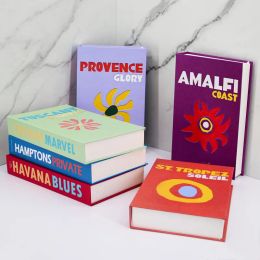 Fashionable fake books can be opened in a box for storing foldable living room decorations, coffee tables, clubs, props, decorations, and books
