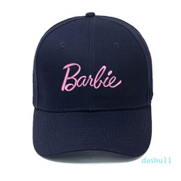 Adjustable Embroidery Hats Cute Sweet Cool Barbies Letter Baseball Caps Fashion Cotton Hip Hop Cap for Men Women Spicy Girl