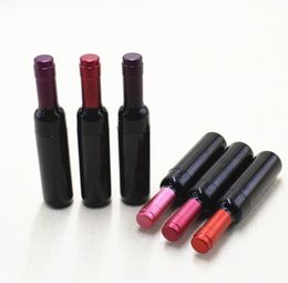 5ML Cute Lip Gloss Containers Wine Shaped Empty Lipgloss Tube Lipstick Refillable Bottle Cosmetic DIY Cosmetic Packaging6660081