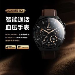 Dido Intelligent Bluetooth Call Watch with Precise Positioning, Monitoring Heart Rate, Blood Pressure, Business, Health, and Exercise Functions