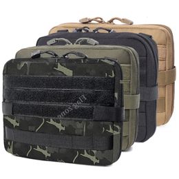 Molle Tactical First Aid Kits Bag Outdoor Camping Climbing Multifunctional Waist Belt Pocket Army Military EDC Pouch 240111