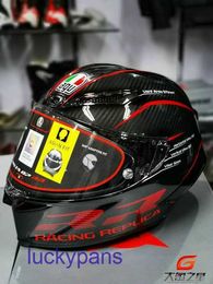 70th GP RR AGV Anniversary Grey Red PISTA Watermelon Pills Chameleon Motorcycle Carbon Fibre Full Helmet XJ07