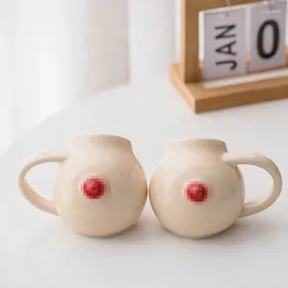 Mugs 2024 INS Cup Women's Breast Milk Mug Coffee Ceramics Couples Tea Creative Cups Christmas Presents