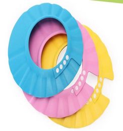Fashion Shampoo Shield Hat Baby Child Kid Shampoo Bath Shower Wash Hair Shield Hat Cap6892908