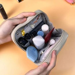 Storage Bags PU Cosmetics Jewelry Bag Portable Lady Sanitory Pads Pouch Multi-purpose Makeup Toiletries Travel Zipper