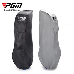 Bags PGM Golf Bag Rain Cover Waterproof Sunscreen Antistatic Raincoat Dust Bag black/grey Golf Bag Protection Cover Golf supplies