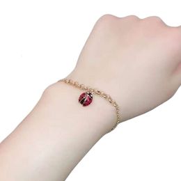 Swarovskis Bracelet Designer Women Top Quality Bangle Seven Star Ladybug Invisible Magnetic Buckle Bracelet Female Element Crystal Ladybug Bracelet Female
