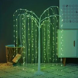 1pc USB 120cm Willow Tree Lamp, Home Decoration Lamp, Christmas And Thanksgiving Party Lighting Landscape Tree