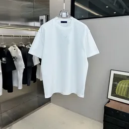 T-shirt Plus da uomo Polo Girocollo ricamato e stampato abbigliamento estivo in stile polare con magliette da strada in puro cotone w5000672