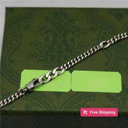 Pendant Necklaces Top Design Necklace for Men and Women Designer Double Letter Pendant Necklaces Chain Fashion Jewellery Green Enamel Vertical Bar A2AO