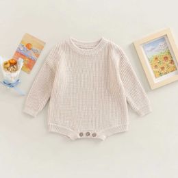 Pullover Toddler Baby Sweater Boy Girl Winter Clothes Knit Oversize Romper Warm Crewneck Long Sleeve TopL2401