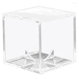 Jewellery Pouches 8Pcs Baseball Display Case UV Protected Dustproof Acrylic Boxes Clear For Memorabilia Ball