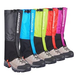 Waterproof Snow Leg Gaiters Hiking Boot Legging Shoes Warmer Snake Shoe Cover Tourist Outdoor Camping Trekking Climbing Hunting 240112