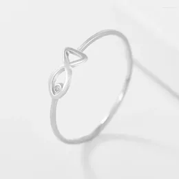 Wedding Rings 925 Sterling Silver Hollow Small Fish Ring Women's Simple Fashion Korean Edition Index Finger Tail Gift