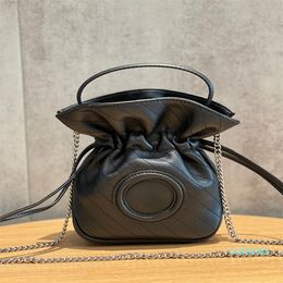 Design Luxury Mini Bucket Bag Crossbody Drawstring closure Mini Bag with Dust Bag