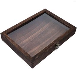 Frames Vintage Specimen Box Insect Storage Case Holder Display Shelf Wooden Dustproof Po Frame