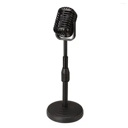 Microphones Classic Retro Dynamic Vocal Microphone Vintage Mic Universal Stand For Live Performance Karaoke Studio Record Black