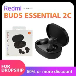 Earphones Xiaomi Redmi Buds Essential 2C Bluetooth Earphones Ture Wireless Headphones Touch Control Music Earbuds with Mic Phone Call