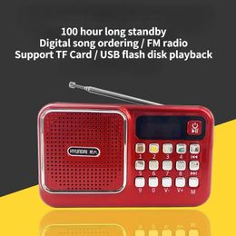 Radio Digital song ordering/FM radio portable radio 100 hours long standby mini player easy to operate support TF Card/U disk playback