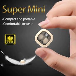 Earphones SK small earbuds wireless bluetooth headset,headphones sport,sleep,work,in class invisible wear,bass sound quality earphone 2023