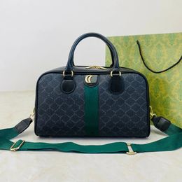 Savoy Ophidia Mini Borse a tracolla da donna firmate in pelle di tela Rosso Verde con cinturino a righe Borsa con patta casual vintage