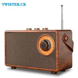 Speakers 2023 New Portable Wireless Outdoor Speaker Retro Vintage Radio Small Music Player Rechargeable Speakers for Home Office Decor