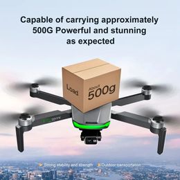 S155 Foldable Drone With Intelligent Follow Mode,Track Flight, Equipped With LED Night Navigation Lights.Perfect For Beginners Men's Gifts And Teenager Gifts!