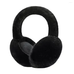 Berets Women Earmuffs Cosy Winter Imitation Fur For Girls Cute Solid Colour Ear Warmers Outdoor Activities