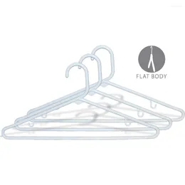 Hangers International Hanger White Plastic Tubular Suit For Tops Or Pants 72 Pack