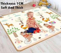 Thicken 1cm Foldable Baby Play Mat Xpe Puzzle Mat Educational Children039s Carpet in the Nursery Climbing Pad Kids Rug Games To7967249