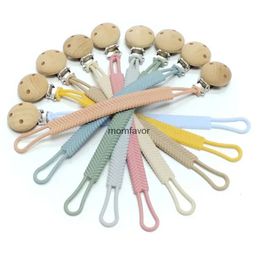 New Baby Teethers Toys Baby Silicone Pacifier Chain Clip Teether Chain BPA Free Portable Nipple Holder Teether Toys Baby Accessories Gifts